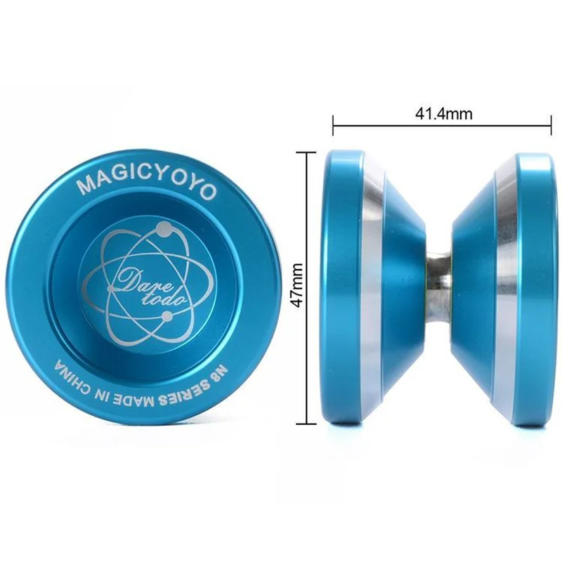 Mini Elf MAGICYOYO N8 polerowanie wzór pierścienia yo-yo zabawka elastyczna prędkość szybko może być dostosowane metalowe yo-yo dzieci klasyczne