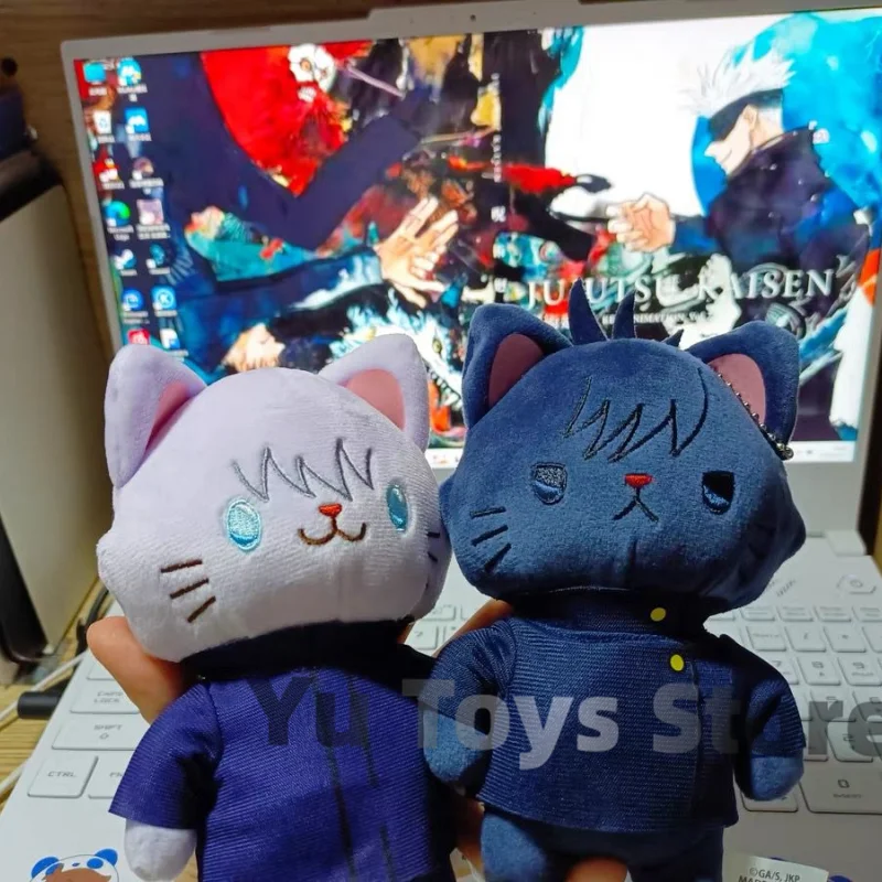 

Genuine Jujutsu Kaisen Plushies Doll With Cat Anime Movic Itadori Yuuji Inumaki Toge Gojou Satoru Collectible Plush Children Gif