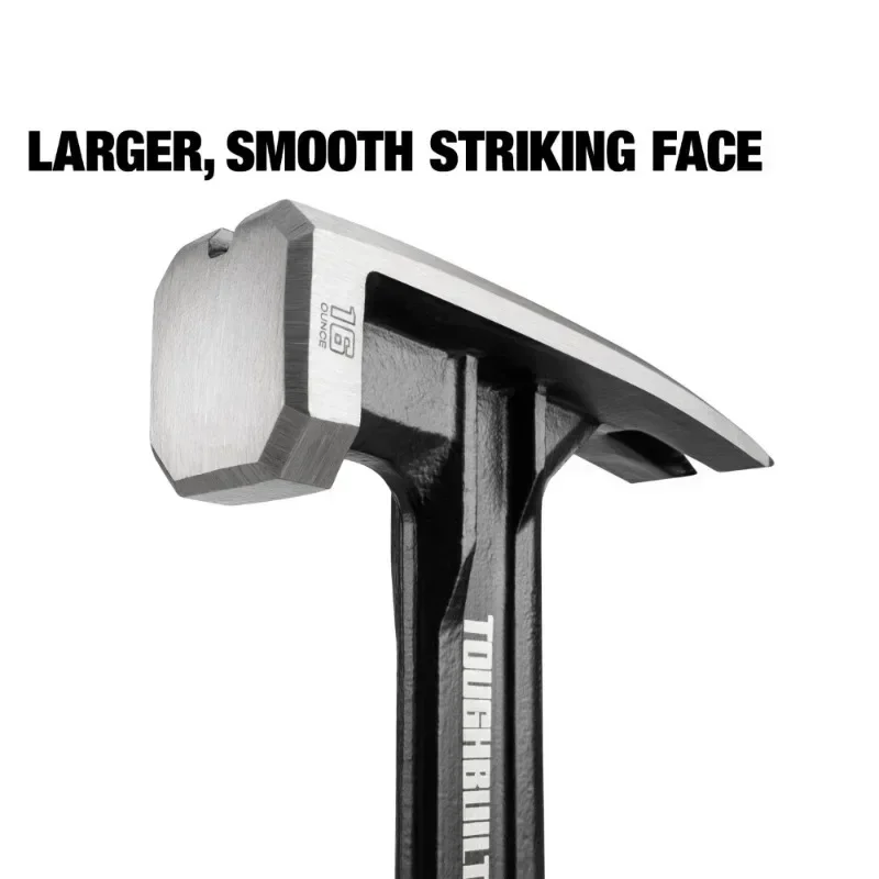 TOUGHBUILT TB-H1-1R-S16/TB-H1-1R-S18 16 OZ. 18 OZ. Steel Rip Hammer Smooth Face Hand Tools