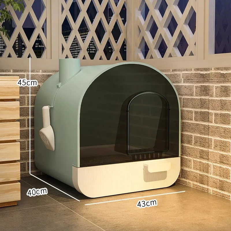 

Cat Litter Box Self Cleaning Sandbox Self-cleaning Household Waste Cleaning Petkit Accessories Katzen Klo Selbst Reinigend