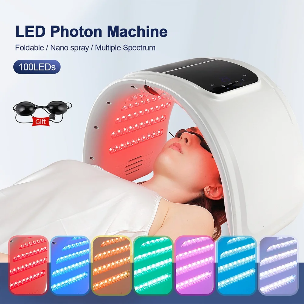 Foreverlily LED Photon Facial Beauty Machine Skin Rejuvenation Lifting Face & Body Skin Care Spa Massager