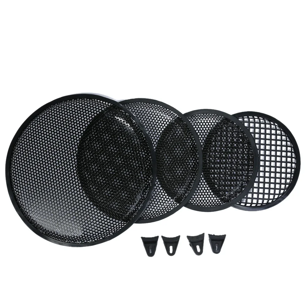 1pc Metal Mesh Easily Installation 8/10/12 Inch Subwoofer Grill Replacement Grill Mesh Black for Car Subwoofers and Loudspeakers