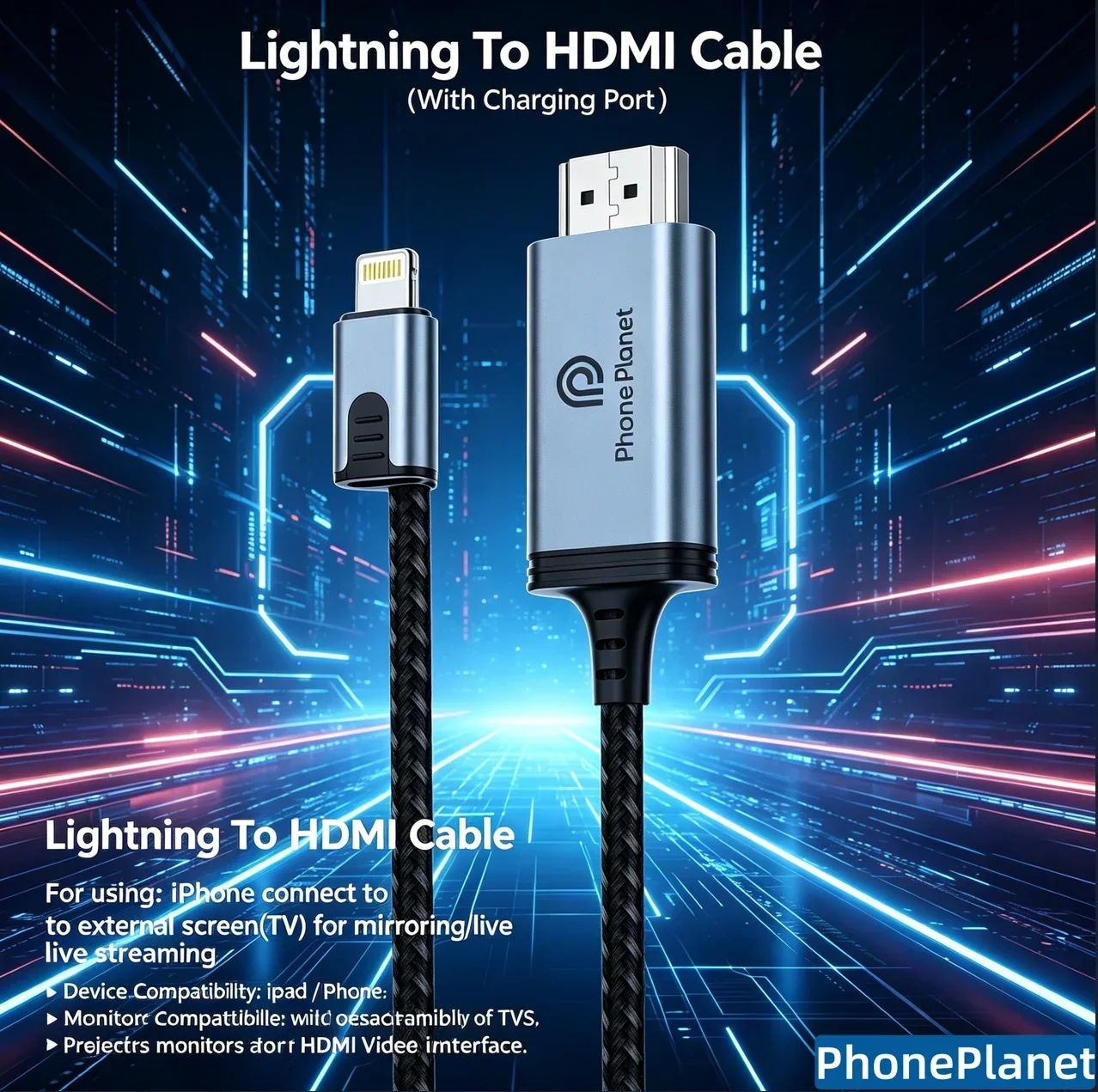 【Brand】Thermal Insulation Material 4K HD HDMI Cable Type C to HDMI For TV MacBook Air IPad Pixelbook XPS Converter HDMI Adapter