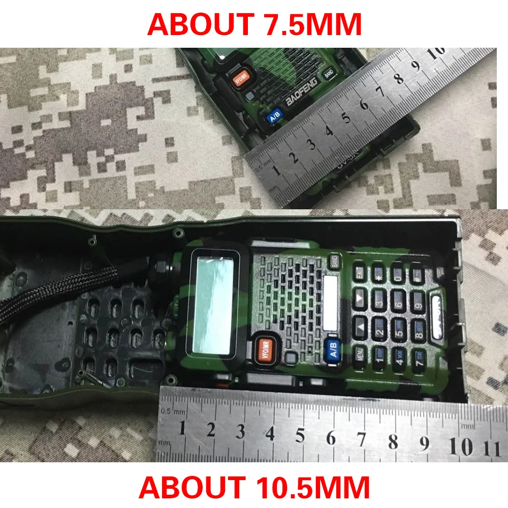 WADSN Tattico AN/PRC-152 Custodia per radio fittizia Caccia Wargame Outdoor Prc 152 VRC-110 Talkie Walkie Modello con borsa Raido