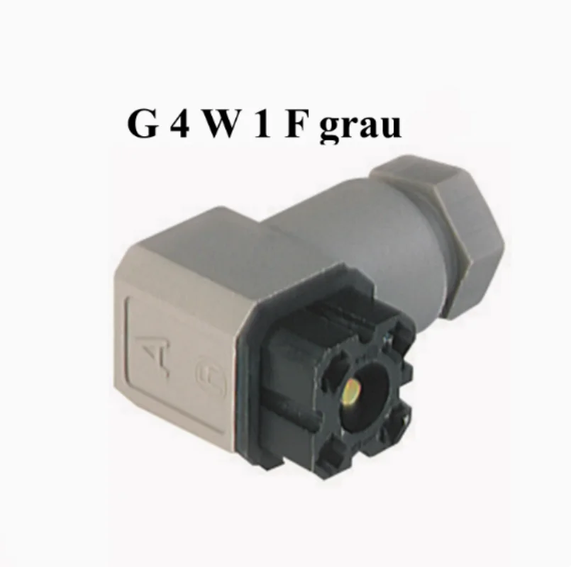 

10pcs Rectangular connector G 4 W 1 F solenoid valve plug servo valve G4W1F