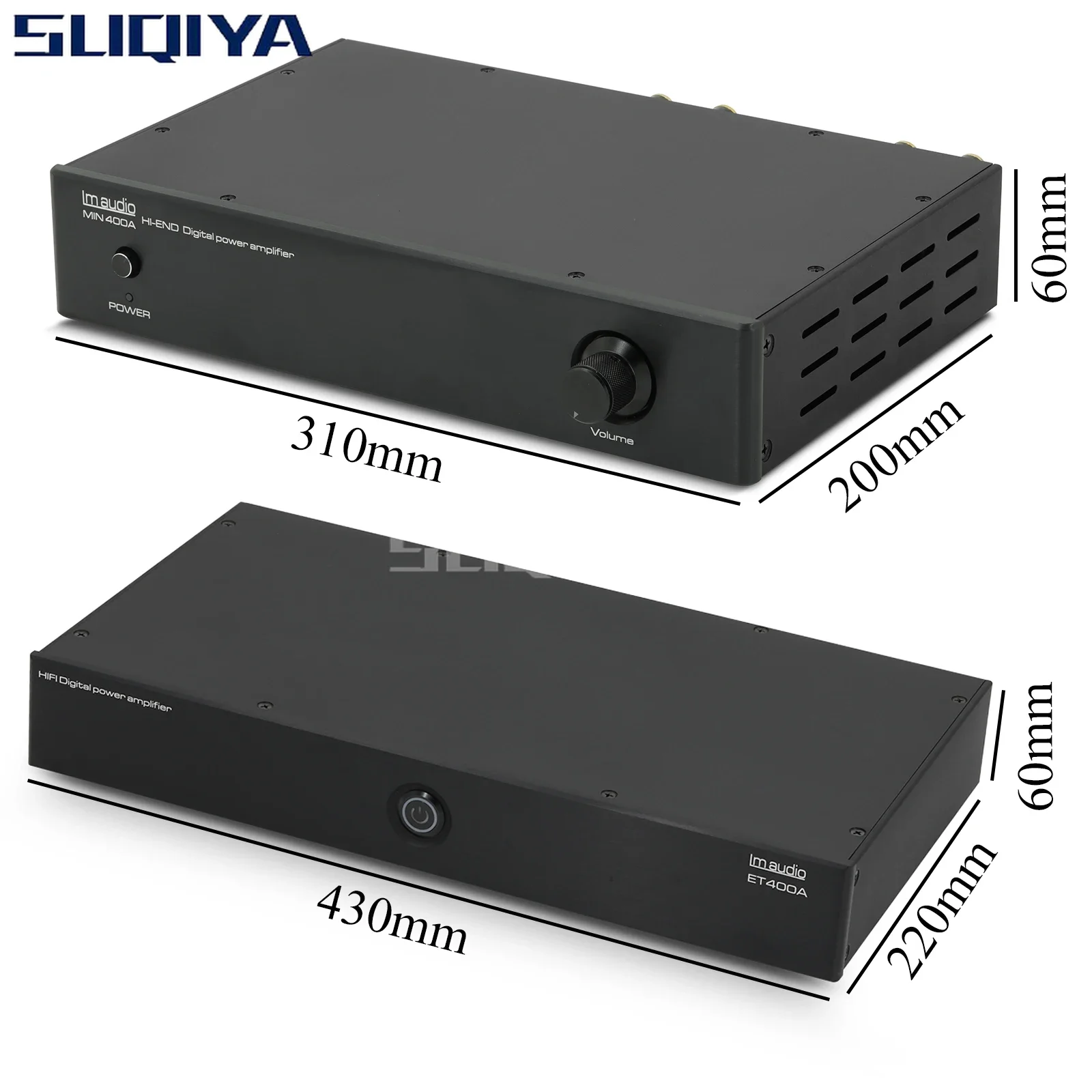 SUQIYA-Class A and D Digital Hifi Post-Fever Power Amplifier Purifi,Hypex,1et400a,LM,UCD,MIN400A