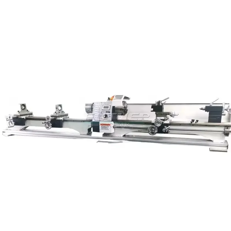 210x800 Mini Lathe Machine 1100W Small Billiard Cue Repair Lathe Manual Grade 220V Metal