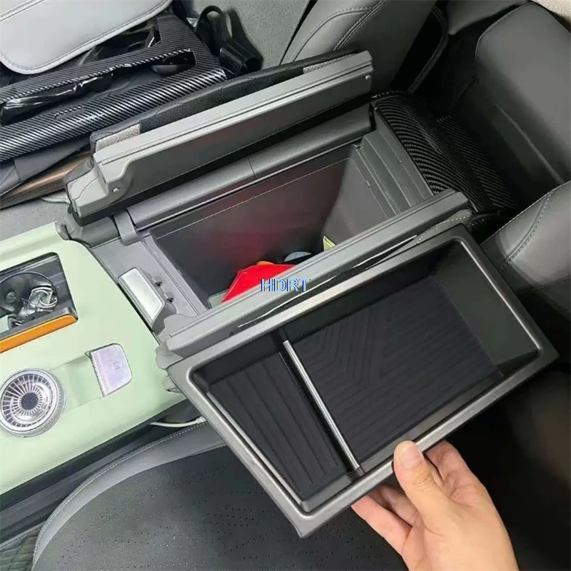 For BAIC Beijing BJ30 2024 + Armrest Storage Box Dust Proof Pad Center Console Container Organizer Cover Car Styling Accessories