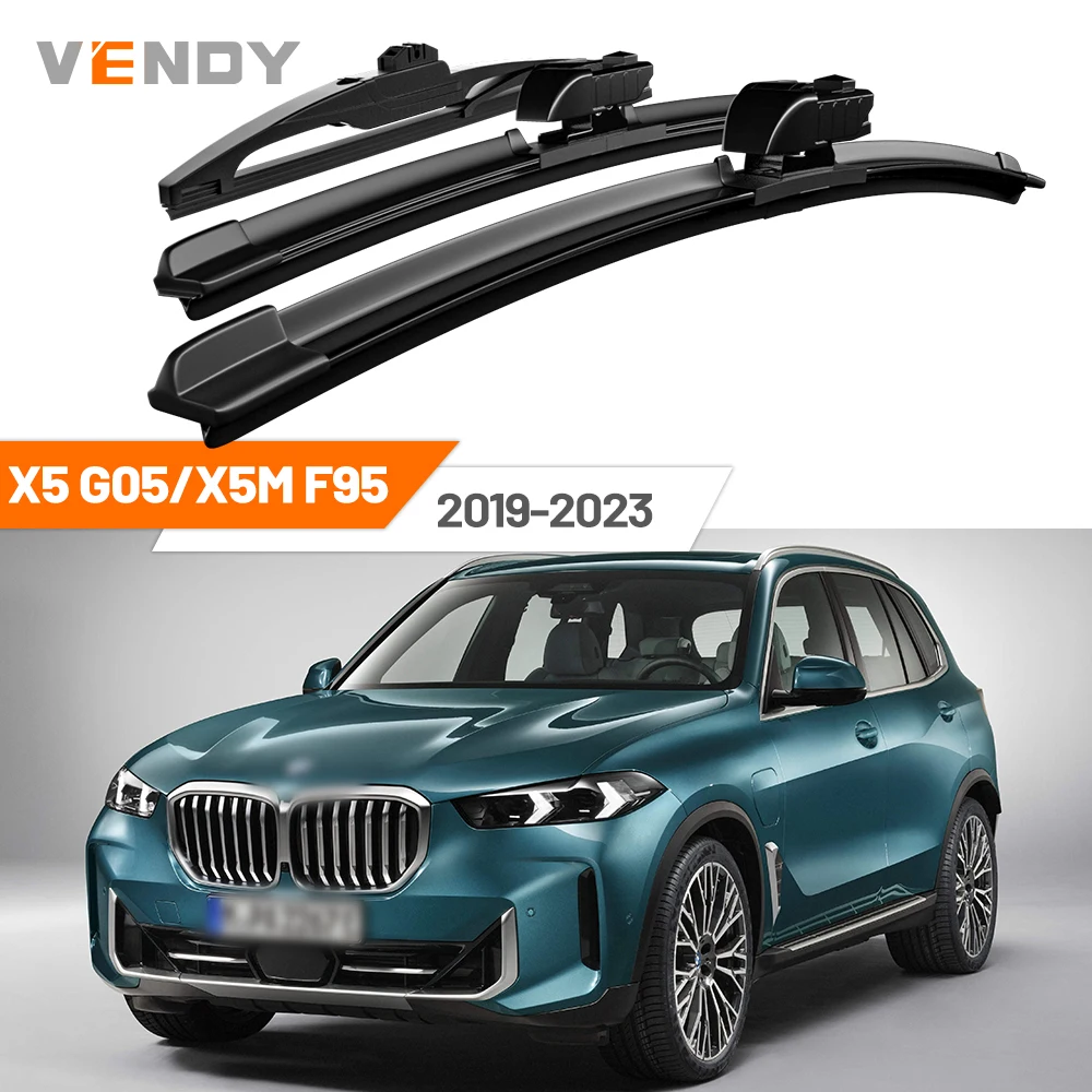 

Для BMW X5 G05 X5M F95 2019-2023 2020 2021 2022 Комплект передних и задних щеток стеклоочистителя, аксессуары