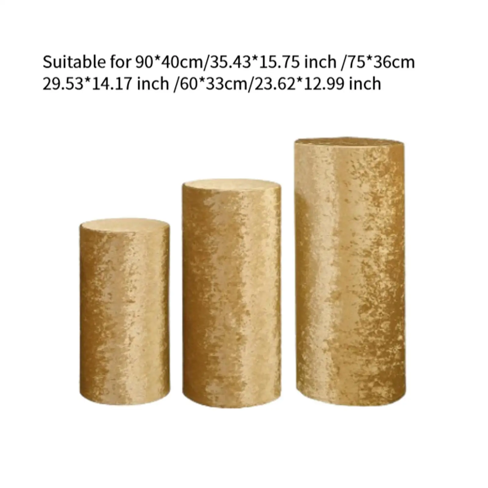 3 pezzi coperture per supporto per cilindro forniture per feste copertura per supporto per zoccolo per cilindro copertura per pilastro per supporto per zoccolo per festa di nozze del Ringraziamento