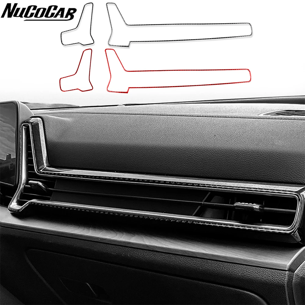 For Kia Sportage NQ5 2022-2025 Carbon Fiber Instrument air conditioning vents panel Car Accessories Interior Decorative Stickers