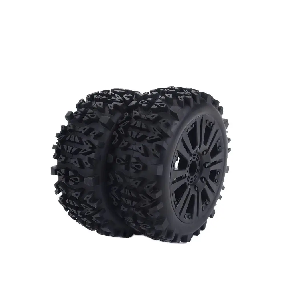 4Pcs/bag 1/8 RC Car Tires Buggy 120mm Tires 17mm Hex Wheel hub for 1/8 ZD Racing 4WD RC Car Truck Upgrade Parts