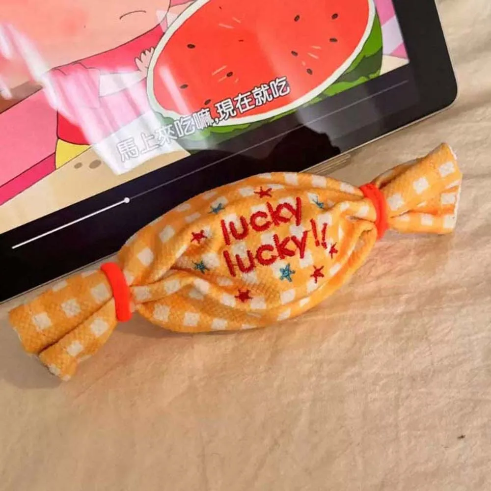 Hanging Bag Sweet Candy Design Coin Purse Star Canvas Lipstick Earphone Bag Anti-lost Cloth Sugar Shaped Decorative Bag Travel