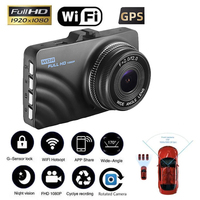 Car DVR WiFi GPS Dash Cam 1080P Full HD Vehicle Video Recorder Dashcam Night Vision Black Box Car Accessories Rear View Camera