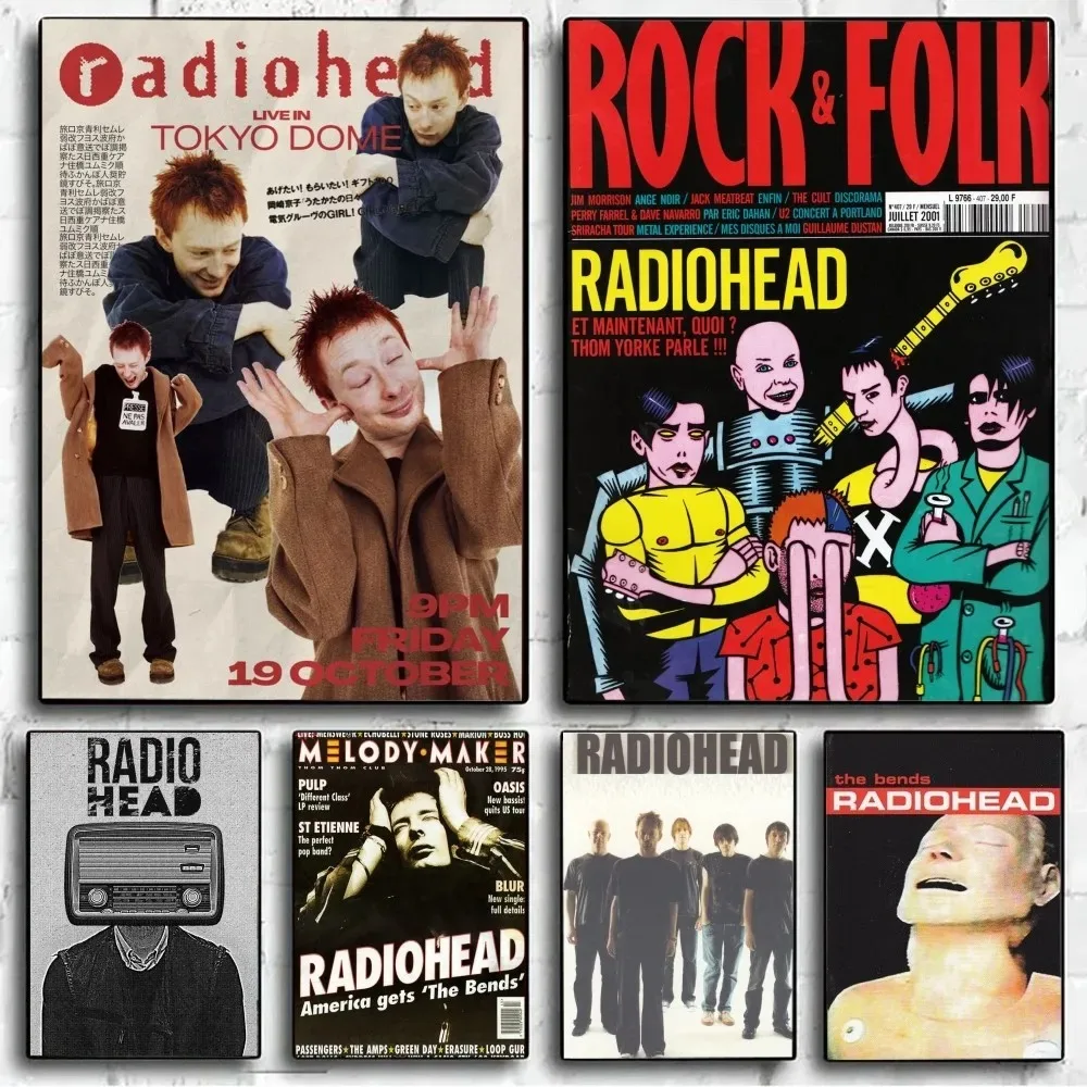 Rockband Charaktere Radio head Poster keine gerahmten Poster und Wand kunst Leinwand Malerei Poster Dekor Wohnzimmer Home Decoro