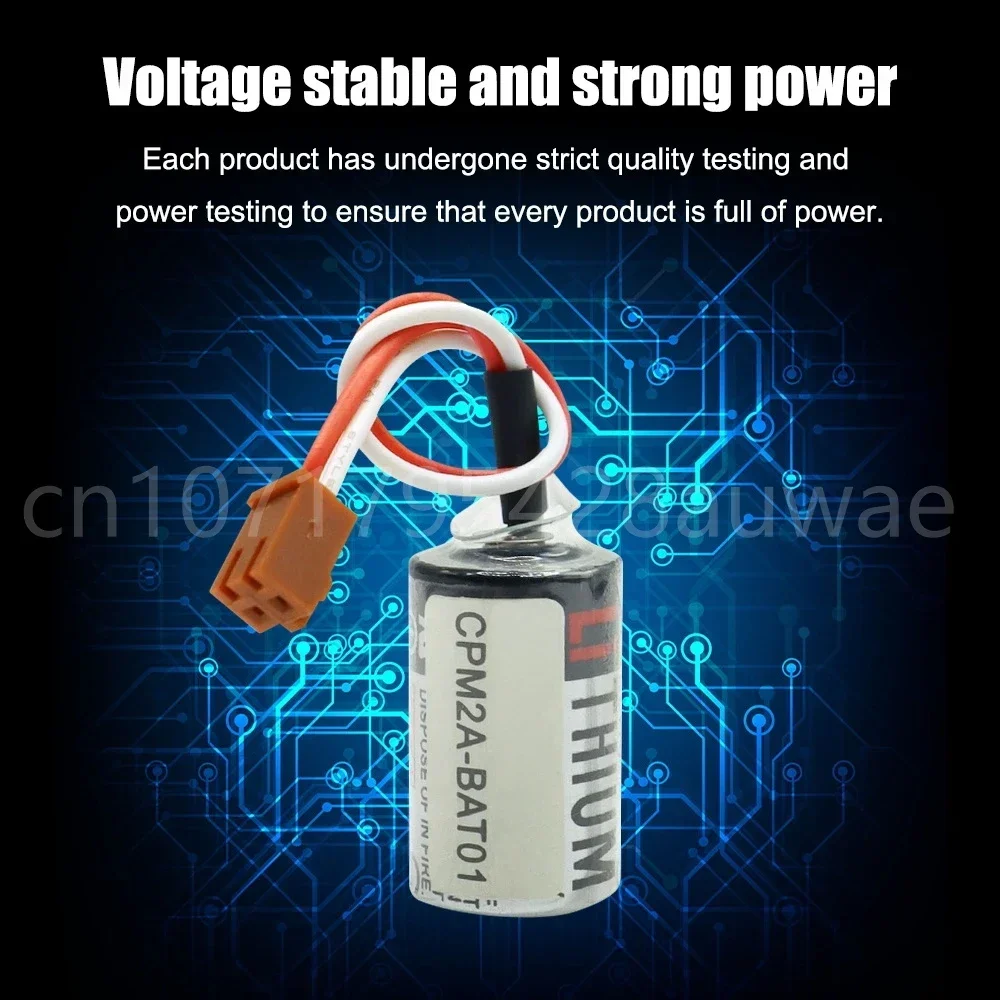 5 uds Original nueva batería JZSP-BAT01 ER3V 3,6 V JZSP-BAT01 batería de litio PLC Control Industrial torno CNC enchufe marrón