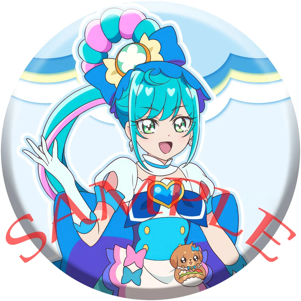 Anime StarTwinkle Precure Cosplay Yuni Kaguya Madoka Amamiya Erena Hagoromo Lala Hoshina Hikaru Cartoon Badge Christmas Gifts