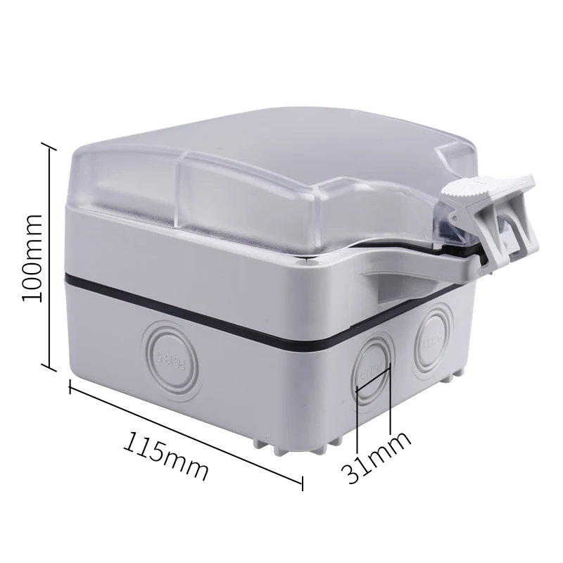 Picture 5: 86 Type IP66 Outdoor Waterproof Socket, Universal Multi-Function Power Socket With USB Type-c Charging With Switch Control