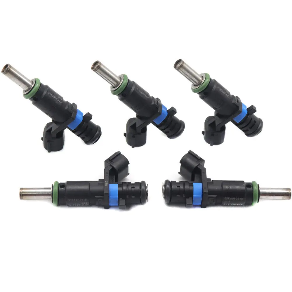 1/5 Pcs Fuel Injectors 07K906031C 07K906031 For VW  Rabbit Jetta Beetle Golf Passat 2.5L FJ1067