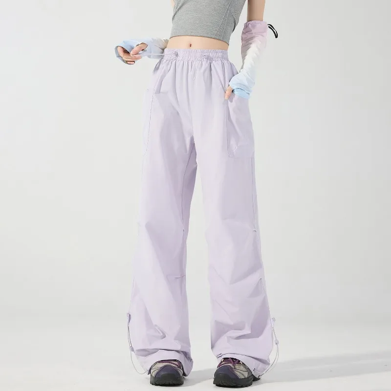 High-quality Outdoor Assault Pants Women's High-waisted Quick-drying Paratrooper Pants New High-matching Casual Overalls Men's