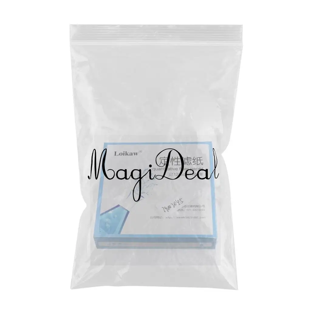 Lab Filter Paper White Acid Washed Ashless Filting Circles Fast Retention Filtration for Food Industry