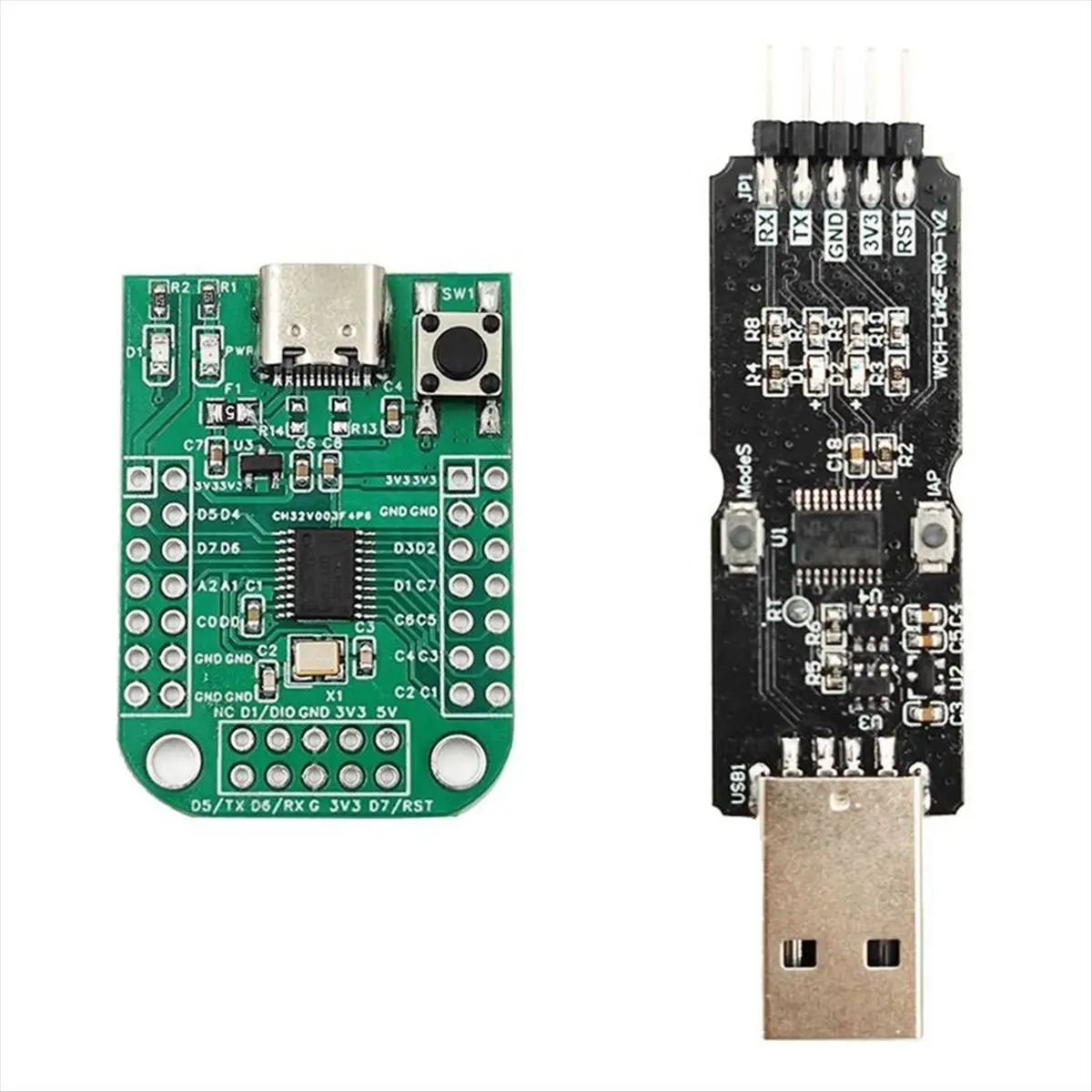 A72Z CH32V003 Development Board CH32V003F4P6 MCU QingKe RISC-V2A 1-Wire SDI System Main Frequency 48MHz WCH