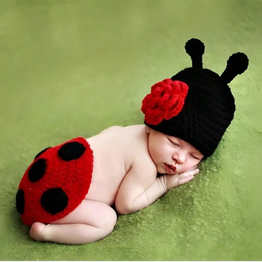 Baby Photo Props Cartoon Fox Rabbit Snail Animal Costume Cosplay Outfit Newborn Photography Prop Accessories Halloween Costumes