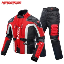 Motorcycle Jacket Windproof Motocross Jackets Motorcycle Pants Wear-resistant Chaqueta Moto Body Armor Moto Jacket Clothing