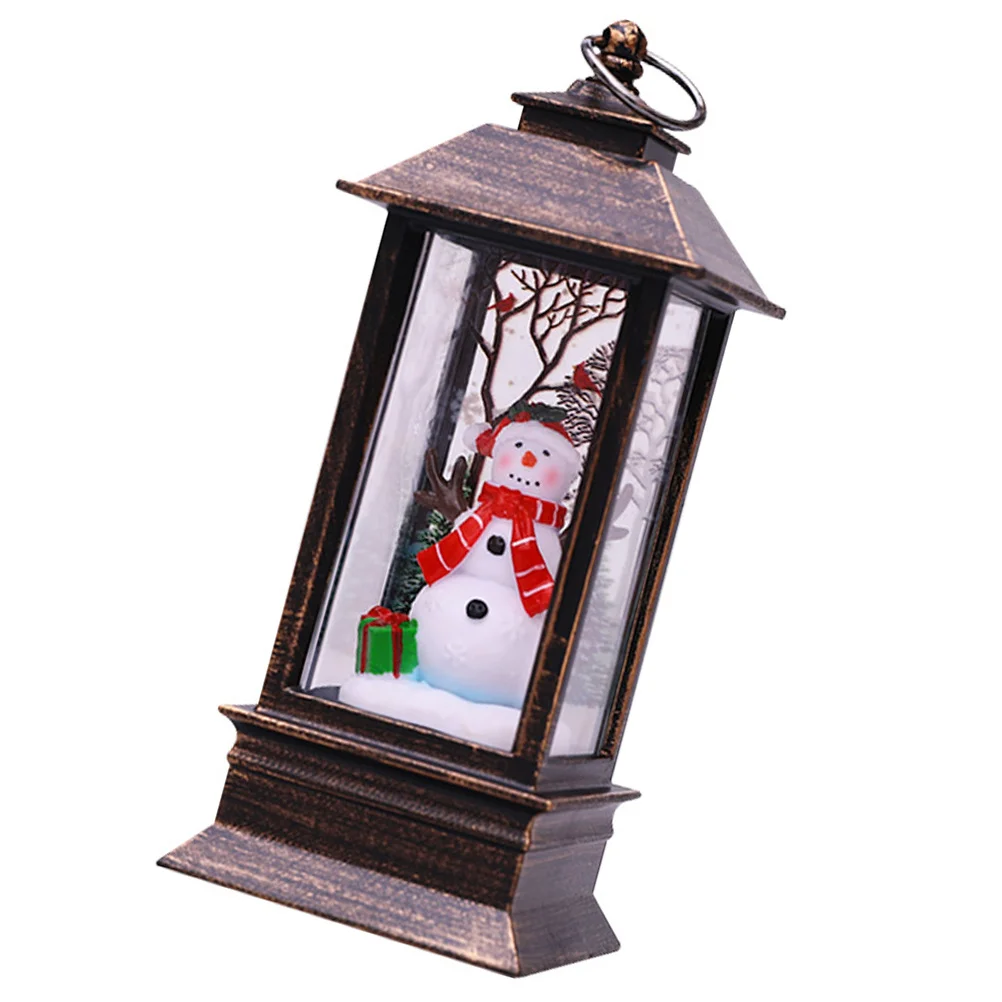 

1Pcs Christmas Decorative Light Small Lanterns Desktop Ornaments for Parties Games Performances Festive Atmosphere