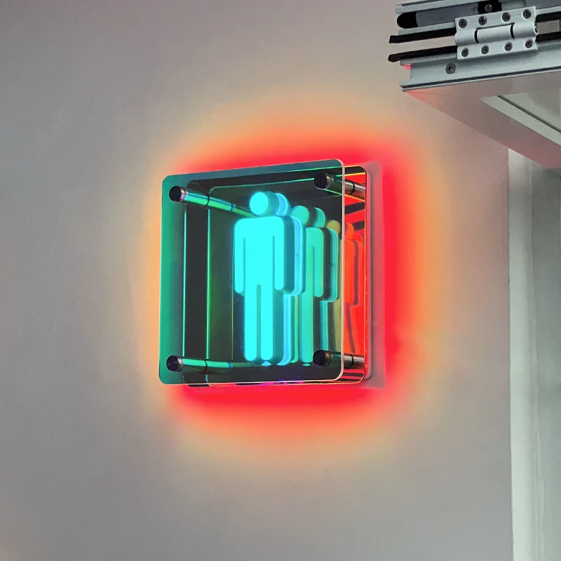 Creative Design of Commercial Signs, Public Restrooms, Restrooms, and Illuminated Light Boxes with Reminders