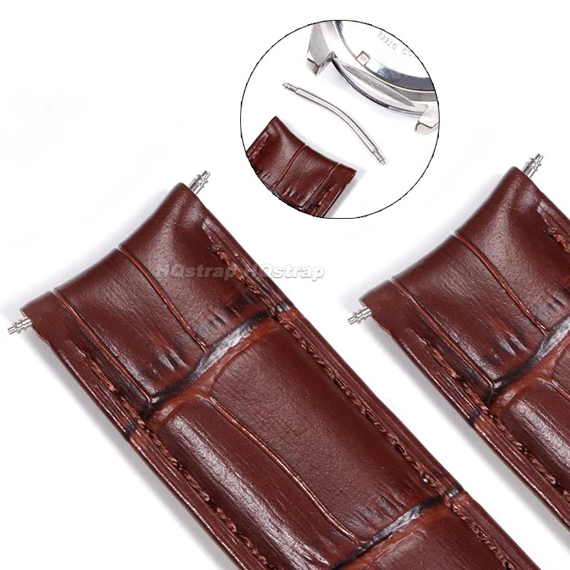 곡선형 스프링 바 18mm 20mm 22mm 24mm 폭 316L 스테인리스 스틸 곡선형 밴드 링크 10개 직경 1.5mm 1.8mm 스트랩 링크 액세서리