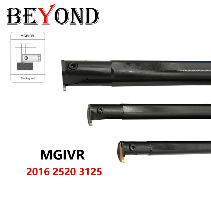 

BEYOND MGIVR 2016 2520 3125 MGIVR2016-2 MGIVR2520-3 MGIVR3125-4 5 твердосплавных вставок с хвостовиком фрезы с ЧПУ MGMN300-M NC3030 MGMN 400
