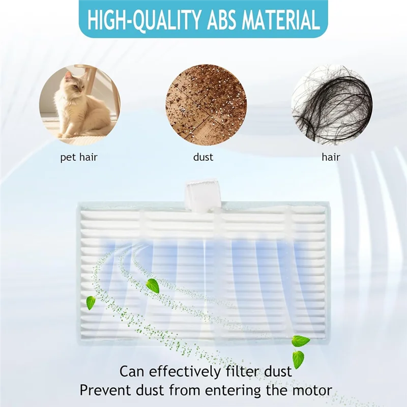 مجموعة ملحقات ABWM لـ Ultenic D10/T10 Lite، لـ Proscenic Q8/Q8 Max، لقطع غيار Dreame Mova E10/E20/E20 Plus