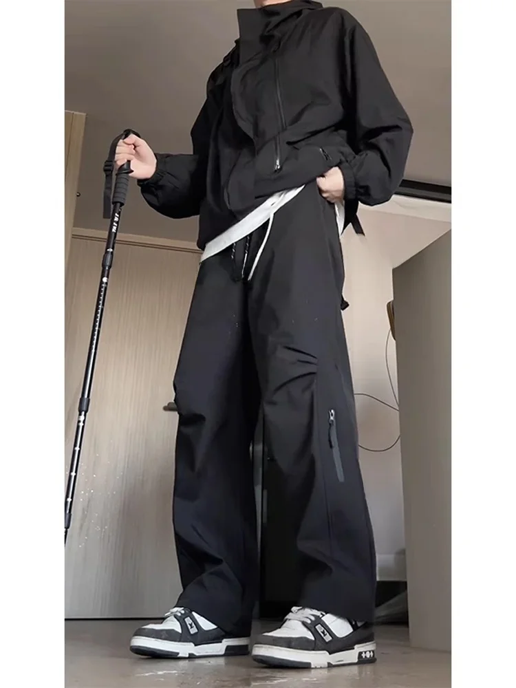 

Thiened Fce Winter Outdoor Climbing Trousers Men's Polar Cold Resistant Workwear Pants American Sle Casual Trousers