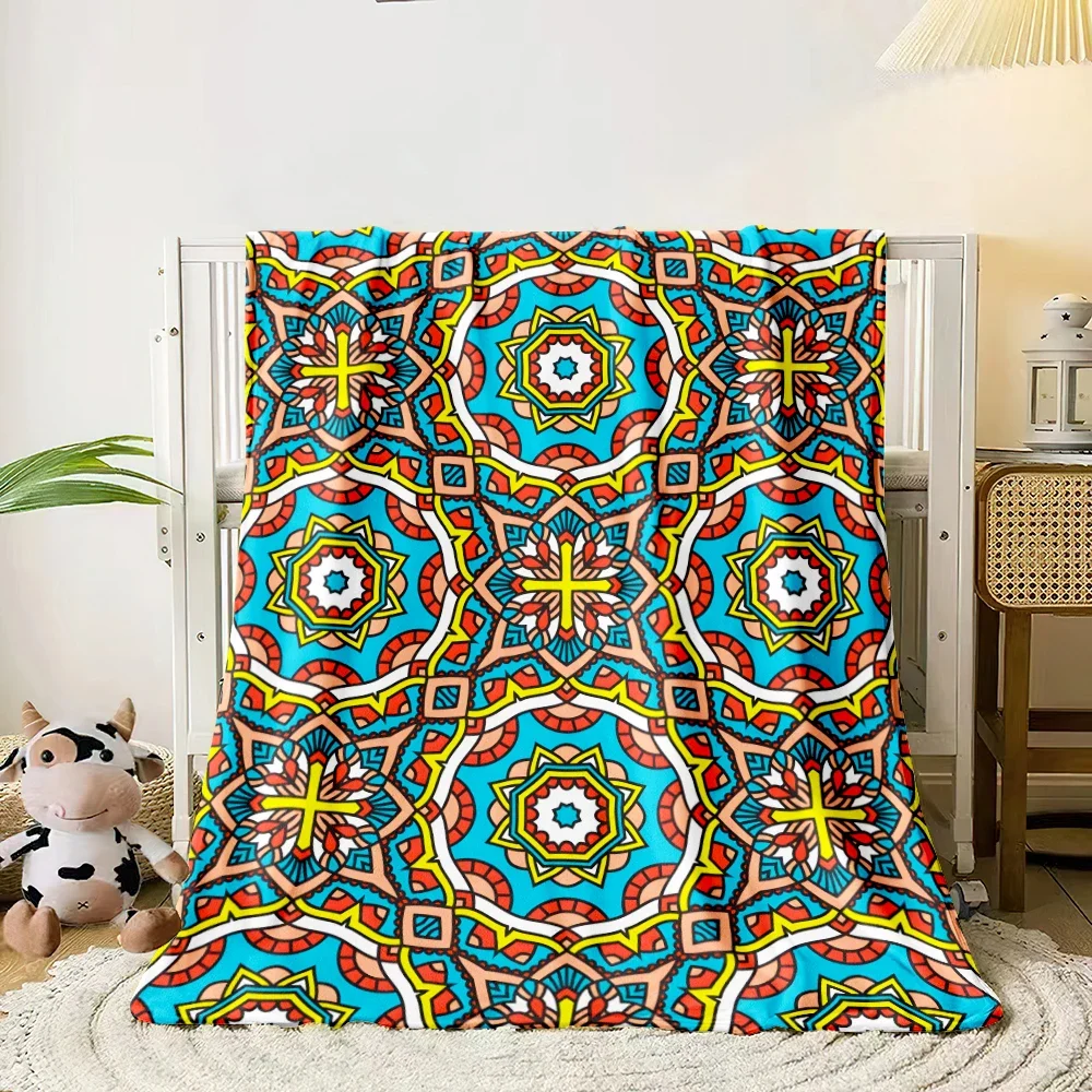 Traditional Moroccan Style warm Blanket, Used for Sofa, Bedroom, Travel, Camping, Livingroom, Office, Couch,Chair,Home,Gift