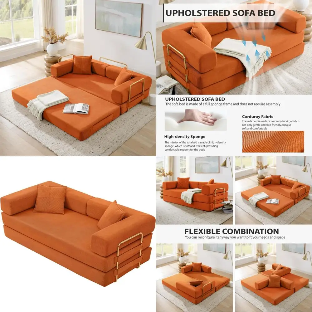 Convertible Sofa Be… - image