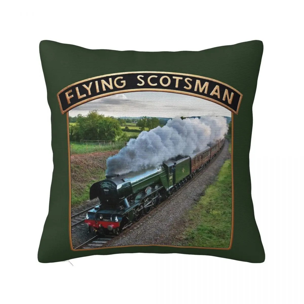 Flying Scotsman And Nameplate Pillow Cover Dakimakura Cover Decorative Cushions Pillow Case Pillow Cover