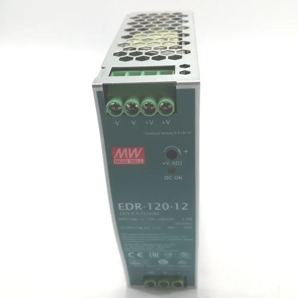 EDR-120-12 Slim and Economical 120w din rail adapter