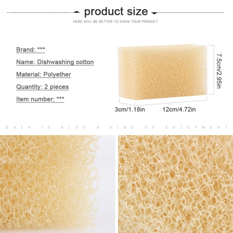 Simulation Loofah Sponge Cloth Kitchen Dishwashing Utensils Dishes Cookware Pots Cleaning Scouring Pad Sponge Cloth