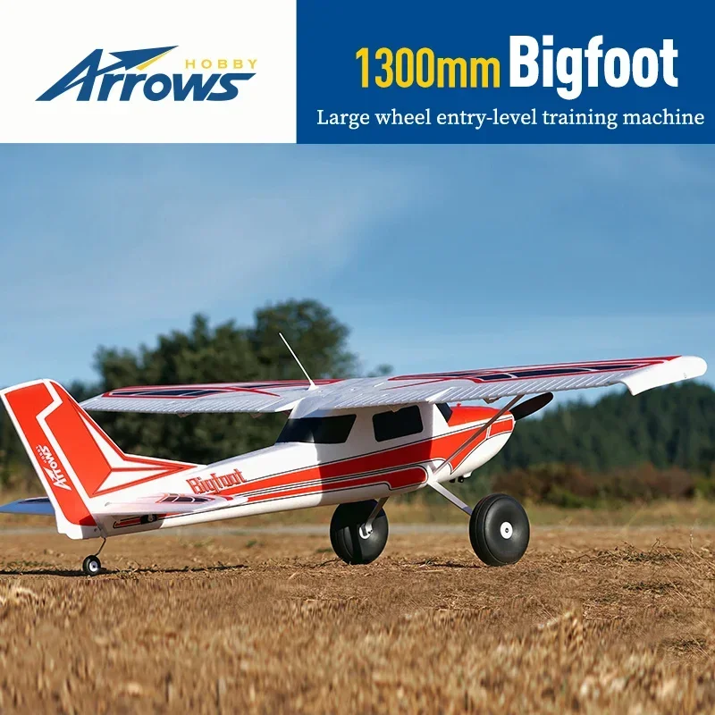 Blue Arrow Model 1300mm Big RC aircraft Low Speed Entry Remote Control Electric Aircraft Outdoor Assembly Fixed Wings Adult toys