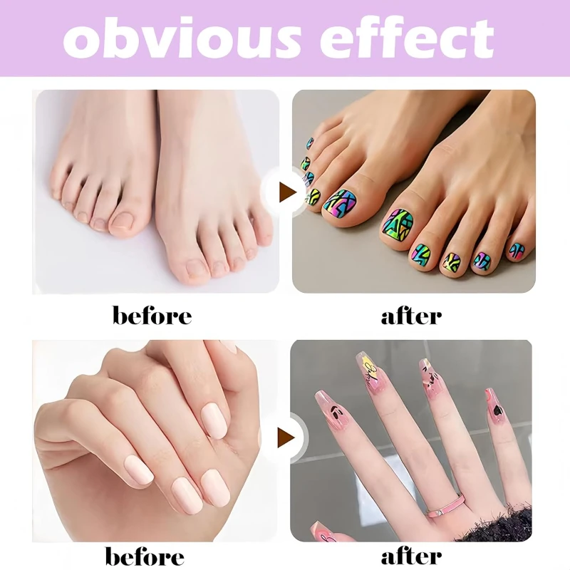 1/2/3 قطعة المبتدئ لتقوم بها بنفسك مسمار الفن الكتابة على الجدران القلم سهلة التشغيل طويلة الأمد اللون غرامة إبرة أنبوب التجفيف السريع القلم مسمار أدوات الرسم