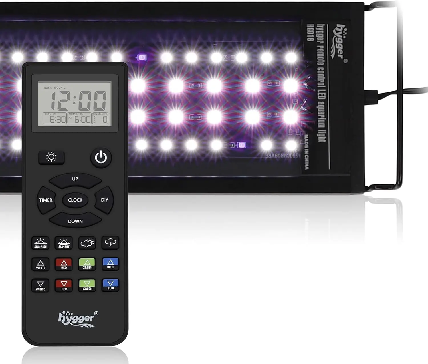 

Remote Control Aquarium Light Customizable Full Spectrum Fish Tank Led With Diy Default Weather Mode Freshwater Planted Tank