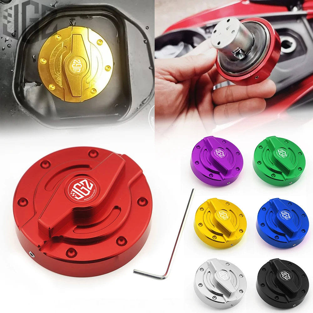Motorcycle CNC Aluminum Fuel Tank Cap Decorative Cover For YAMAHA NMAX 155 2020-2024 Accessories