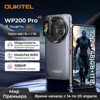 【World Premiere】Oukitel WP200 Pro 5G Modular Rugged Phone Detachable Earphone watch 72GB+1TB MTK8200 Smartphone 108MP cell phone