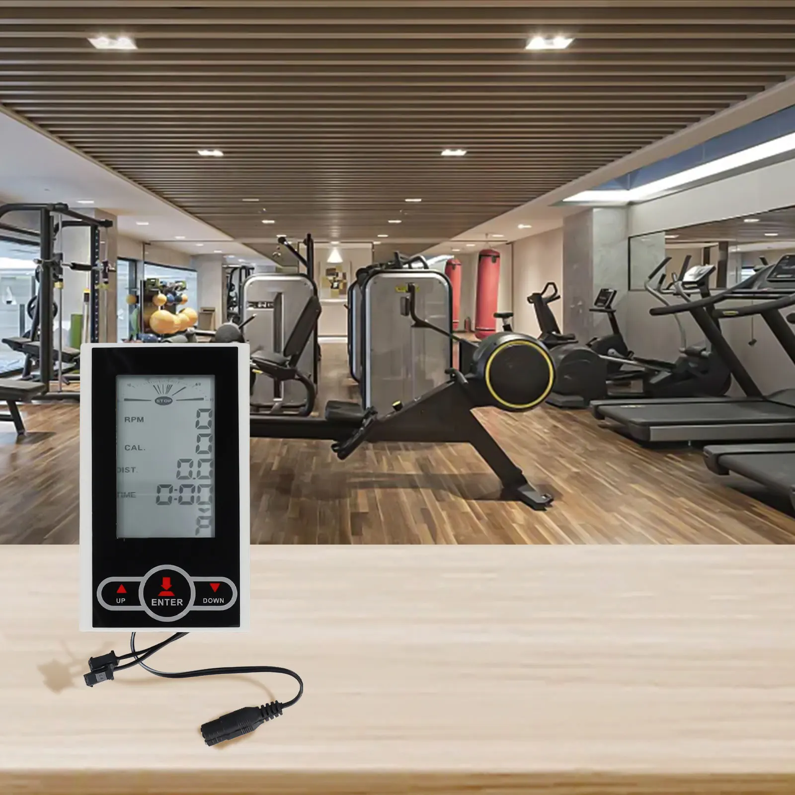 Electronic Workout Monitor Elliptical Machine Meter Elliptical Machine Meter Accessory Speed Measurement Device