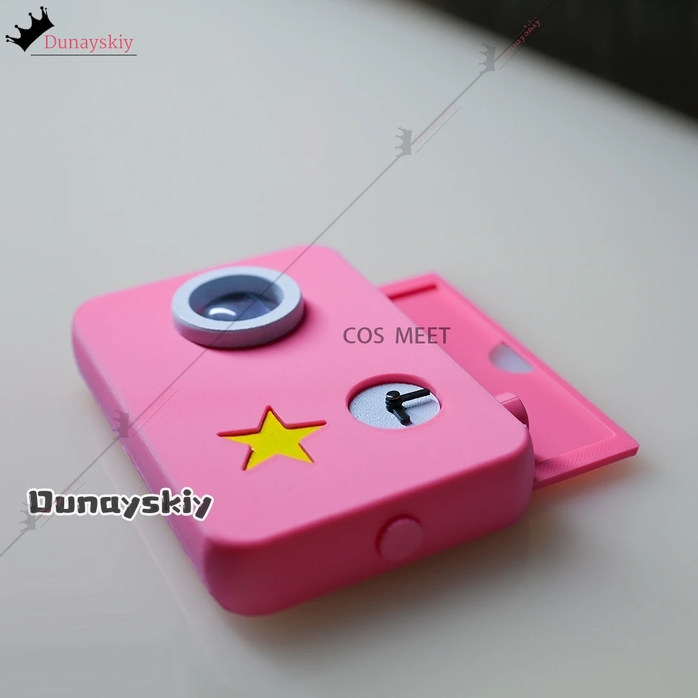 Anime Takopii no Genzai Cosplay Costume Happy Camera octopus Pink Bow Ribbon Prop Accessories Halloween Disguise for Adult