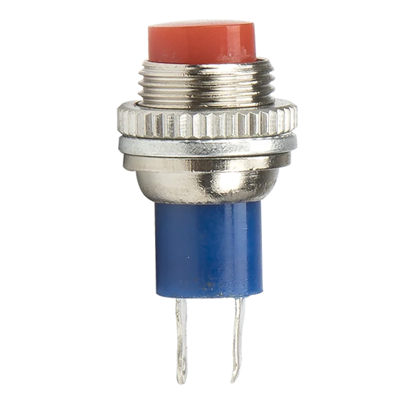 10 Buah/Banyak DS-315 10 Mm Reset Pada-(Off) Push Button Switch SPST Tombol Tekan