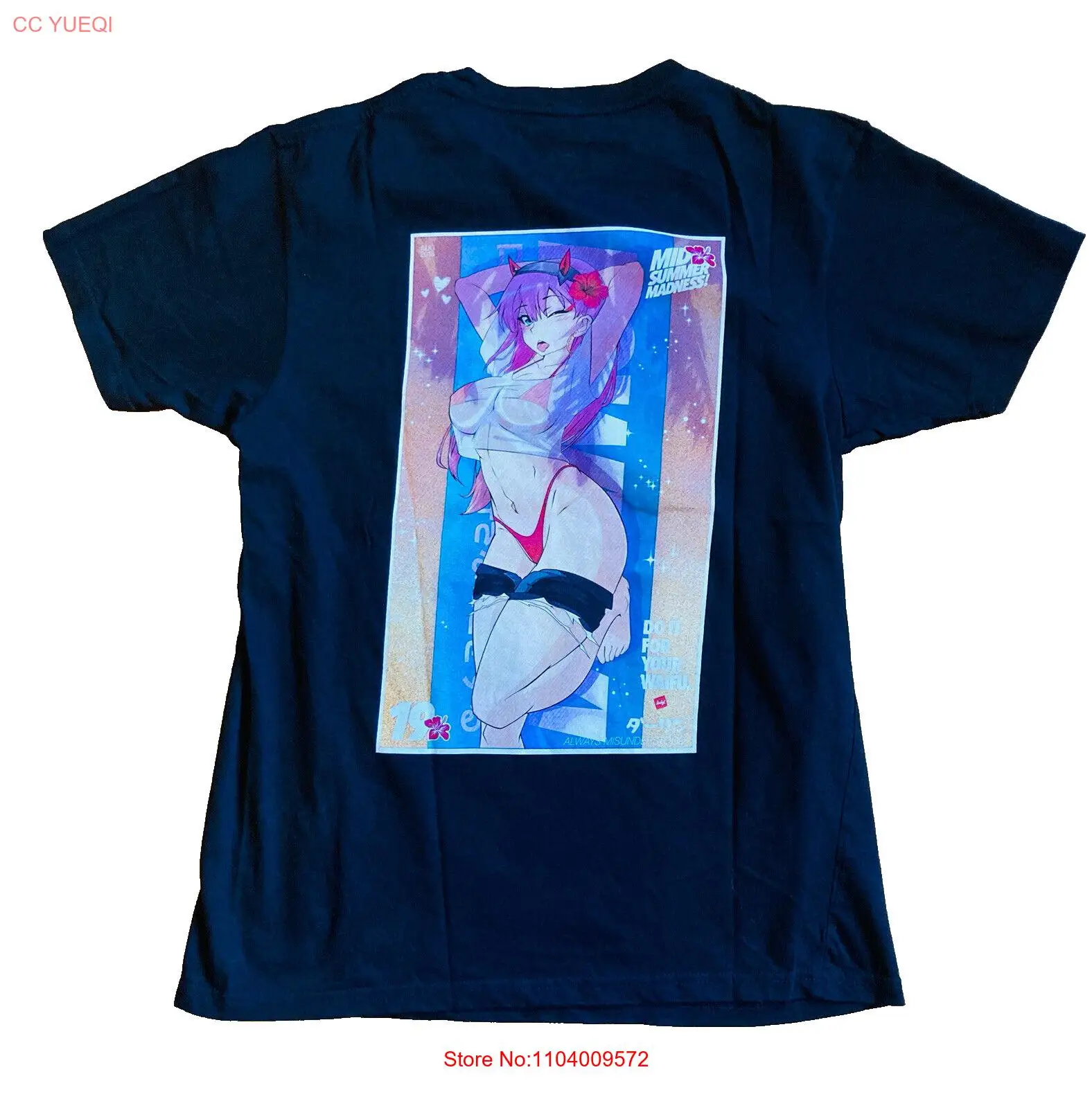 RARE LOWKEY! Geeks MID SUMMER MADNESS Waifu AKARI Issue 19 Anime T-Shirt Shirt M