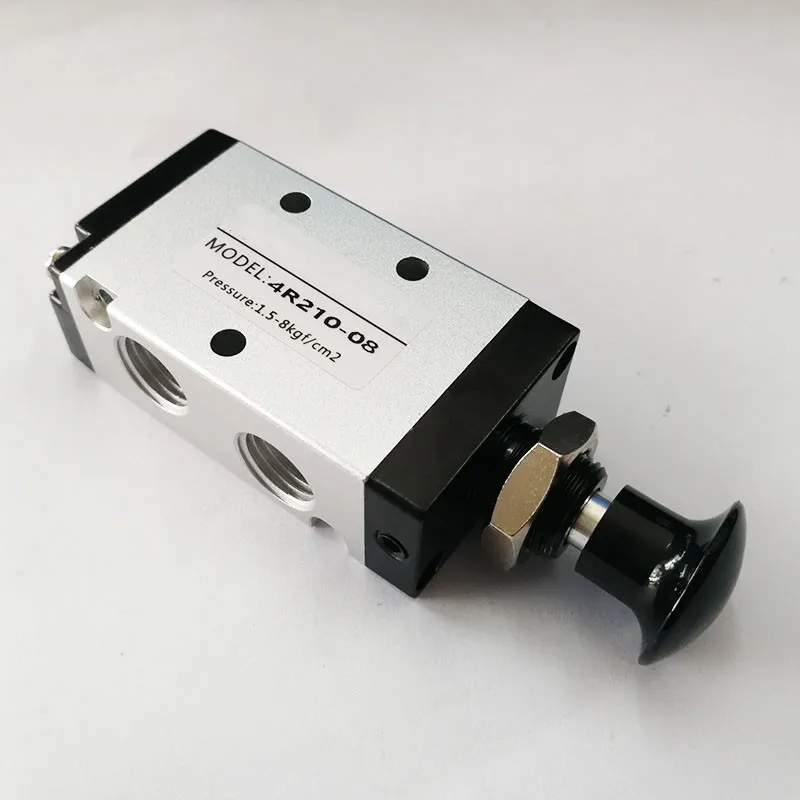 4R210-08 1/4" 2 Position 5 Port Pneumatic Control Valve Reversing valve Air Manual valves w Fittings Silencer