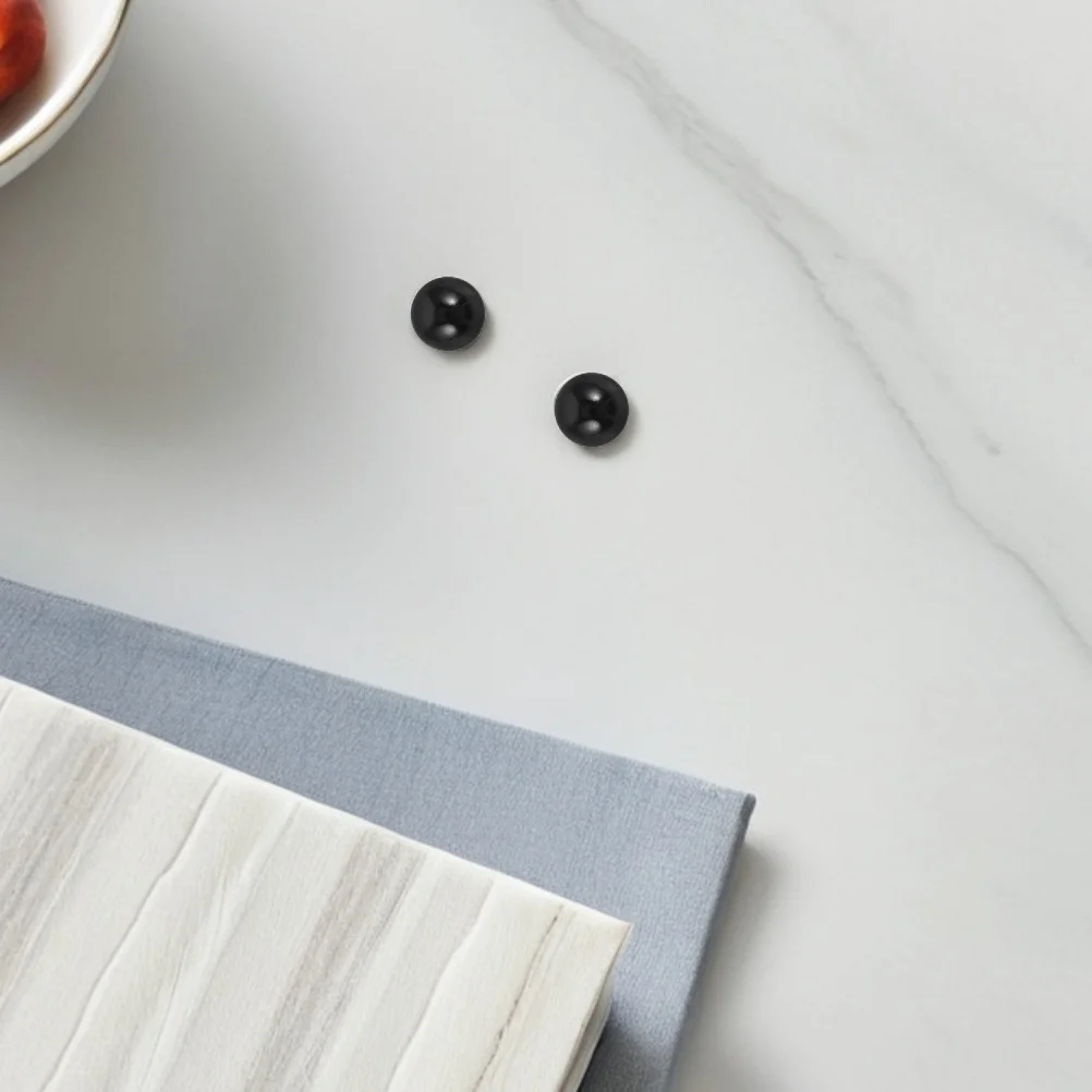 4 Stuks Plastic Flipperkast Ballen Vervanging Zwart Mini Flipperkast Spel Onderdelen Accessoires voor Standaard Tafelspellen en Machine